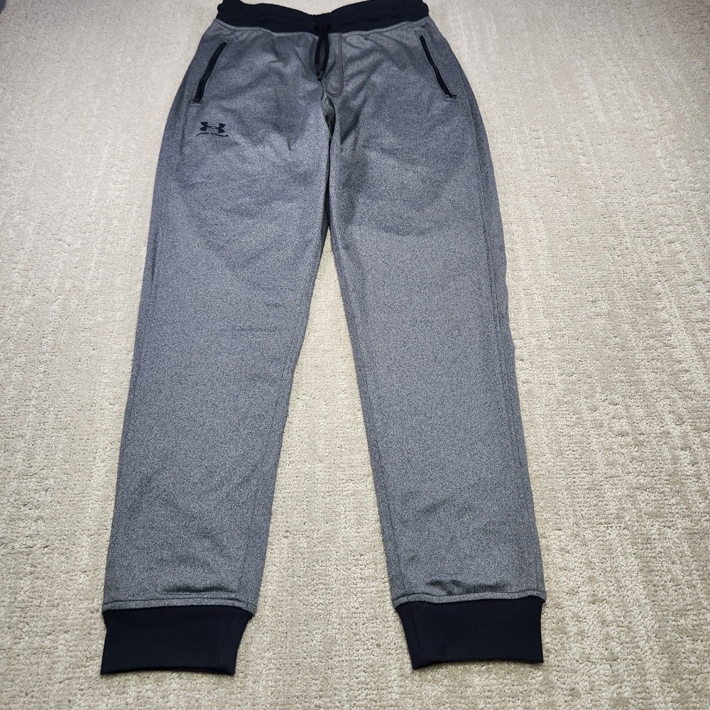 Under Armour Joggers Men Small Sportstyle Athleisure Gray‎ Quick Dry Training